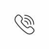 Call button (phone icon) for initiating a call